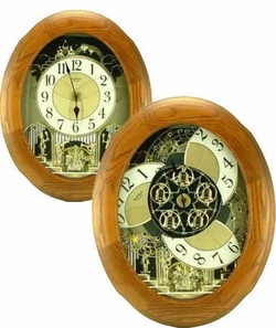 Joyful Nostalgia Oak - Rhythm Clock